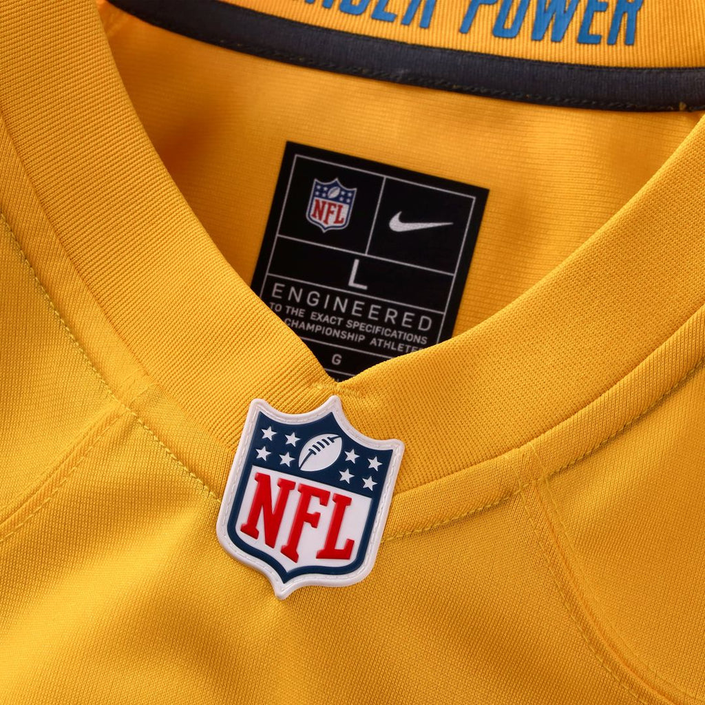 Los Angeles Chargers Oronde Gadsden Nike Gold Alternate Charger Power Game Jersey product image 11, provided for visual