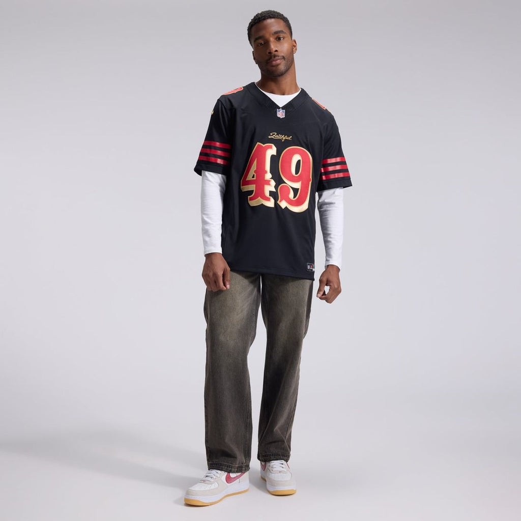 San Francisco 49ers The Faithful Nike Black Rivalries Collection Stitched Limited Jersey product image 4, provided for