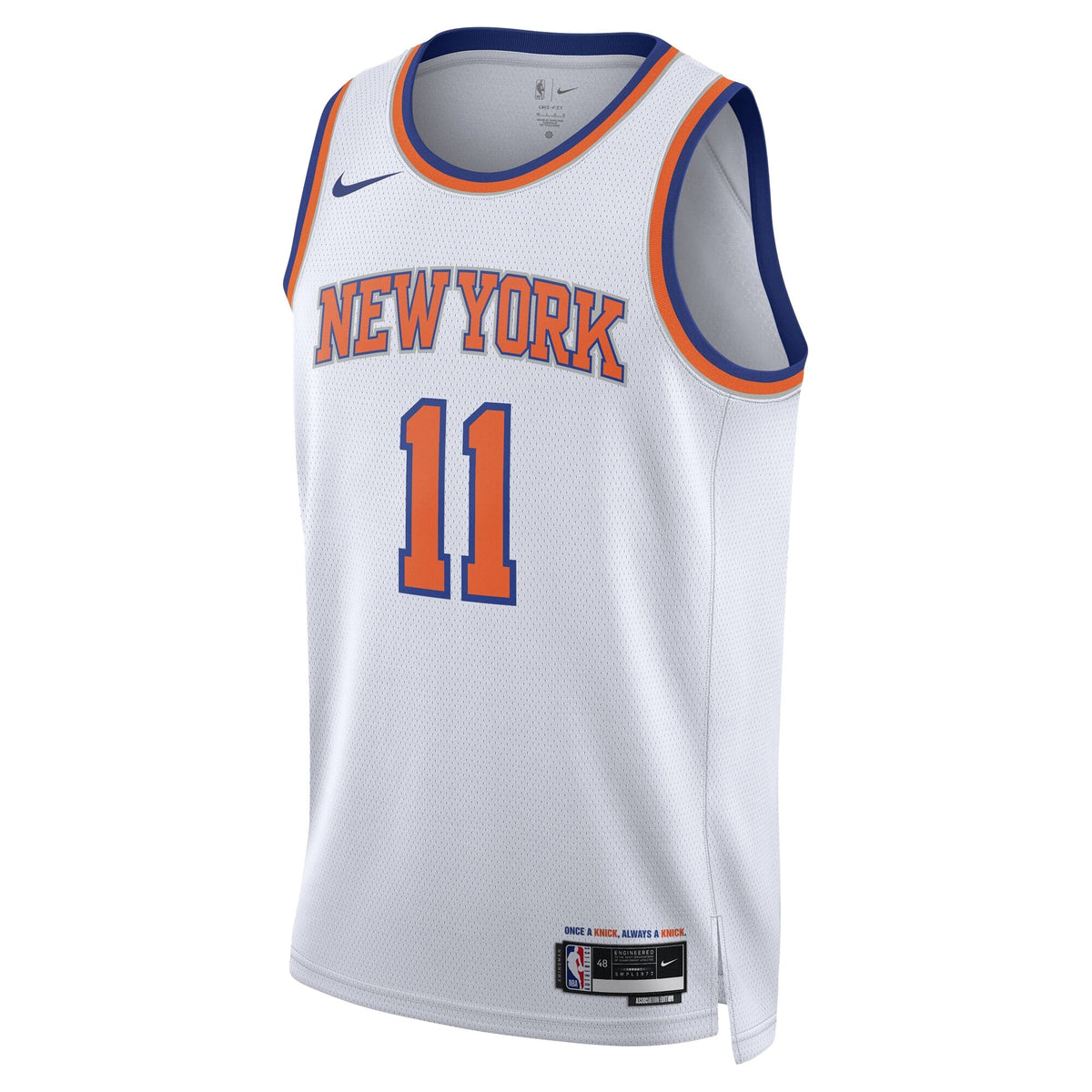 New York Knicks Nike Association Swingman Jersey - Jalen Brunson - Unisex product image 3, provided for visual reference and