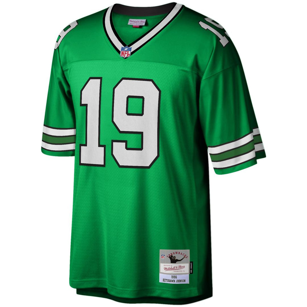 New York Jets Keyshawn Johnson Mitchell & Ness Green Legacy Replica Jersey product image 10, provided for visual reference