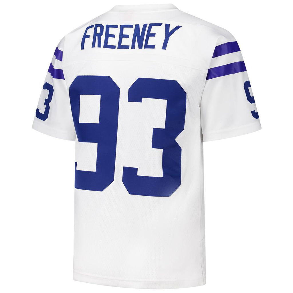 Indianapolis Colts Dwight Freeney Mitchell & Ness White 2006 Legacy Replica Jersey product image 3, provided for visual