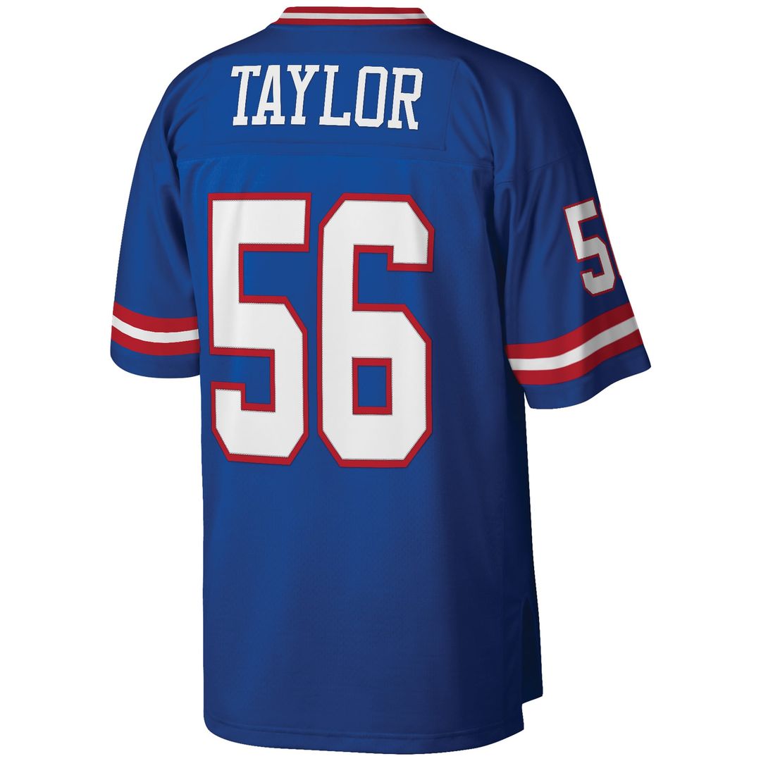 New York Giants Lawrence Taylor Mitchell & Ness Royal Big & Tall 1986 Retired Player Replica Jersey product image 3,