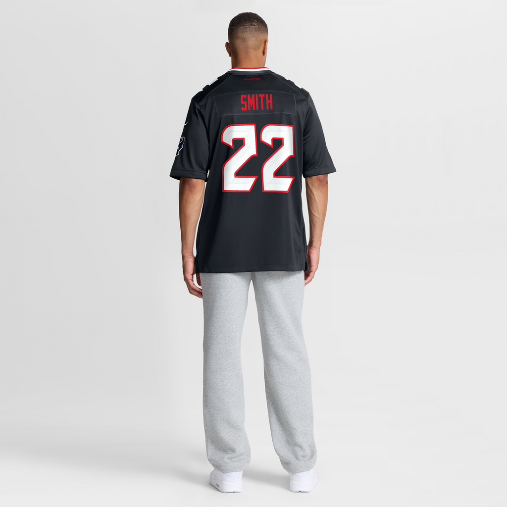 Houston Texans Jaylin Smith Nike Navy Team Game Jersey product image 8, provided for visual reference and product detail