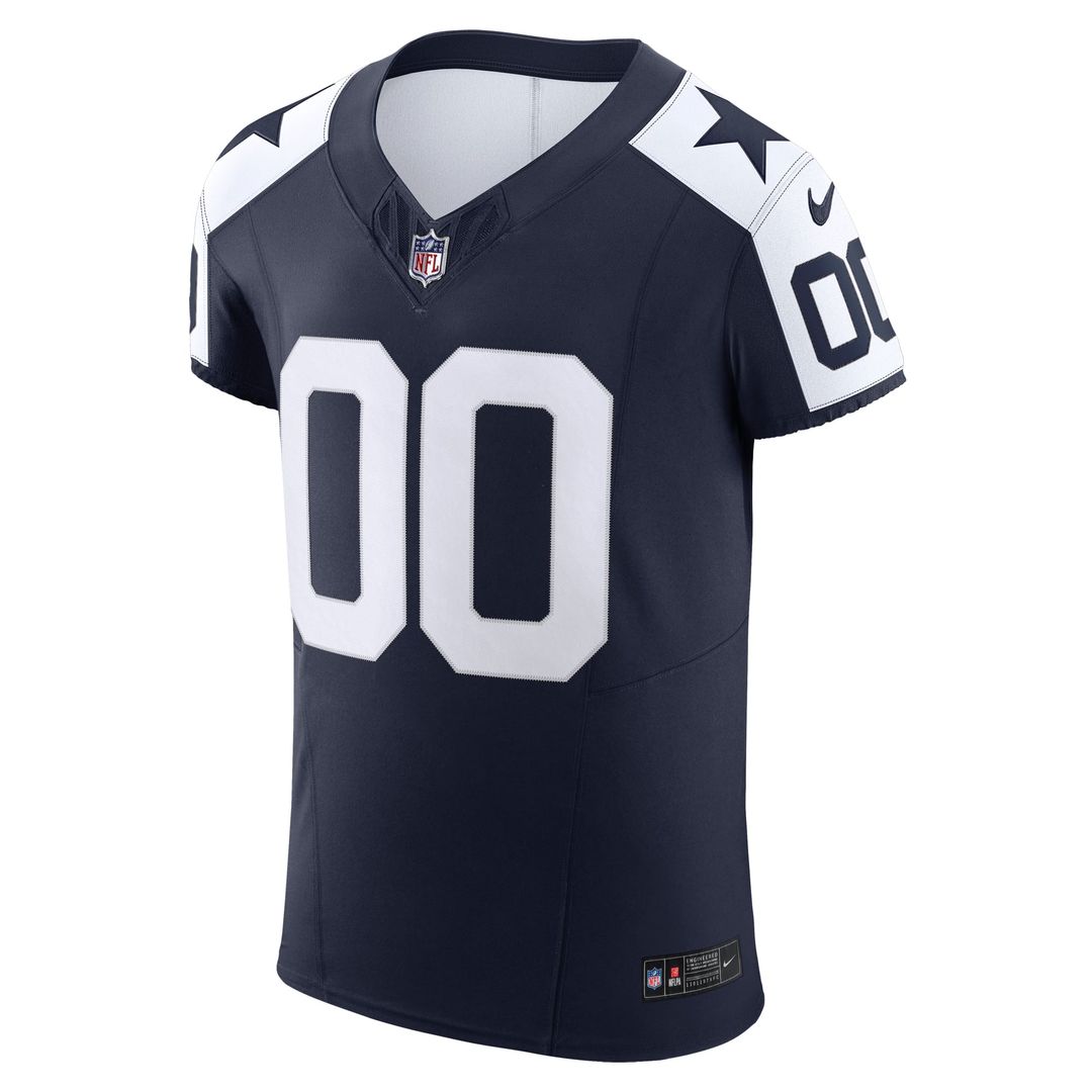 Dallas Cowboys Nike Navy Vapor F.U.S.E. Elite Custom Jersey product image 2, provided for visual reference and product