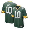 Green Bay Packers Jordan Love Nike Green Player Game Jersey product image 1, provided for visual reference and product