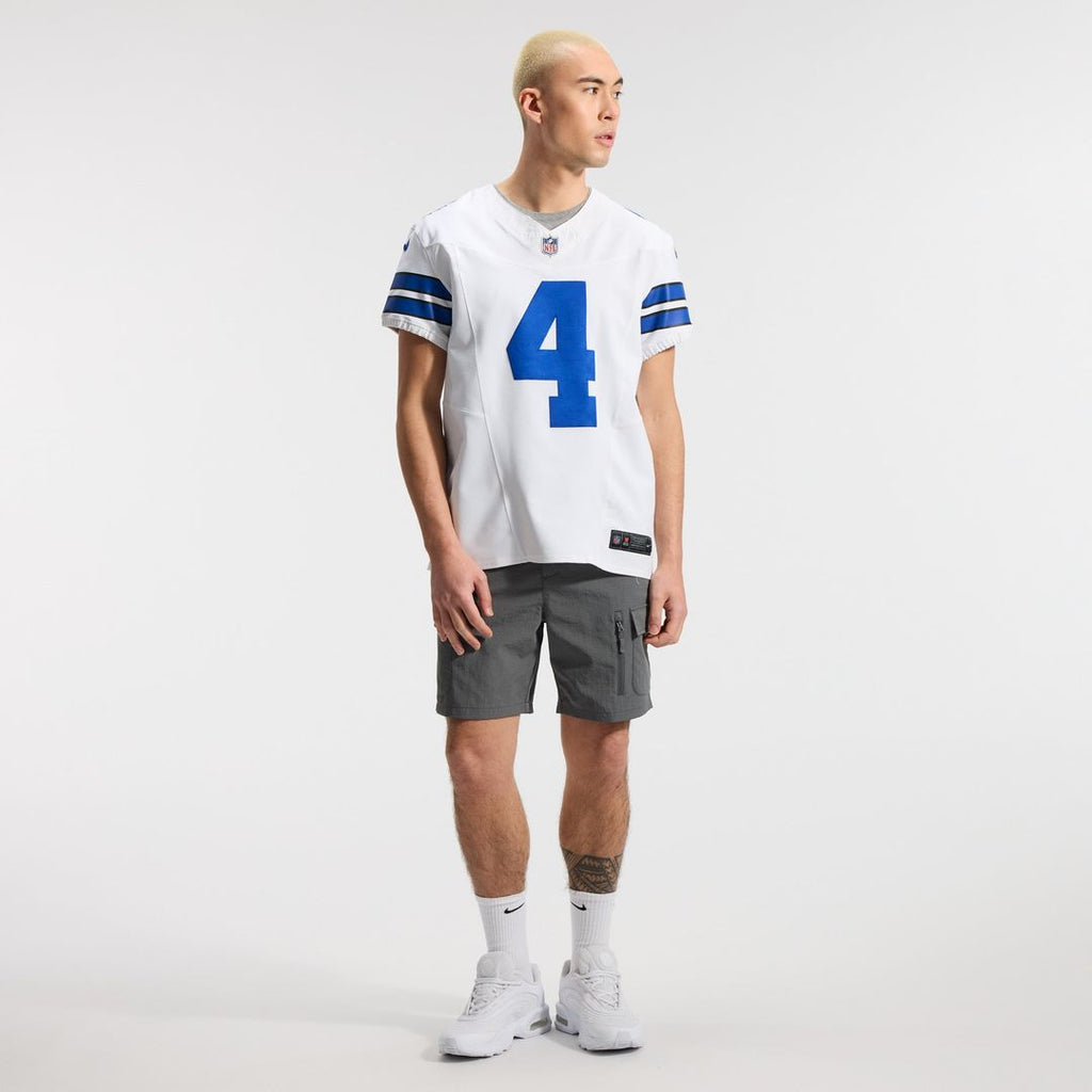 Dallas Cowboys Dak Prescott Nike White Vapor F.U.S.E. Elite Jersey product image 4, provided for visual reference and