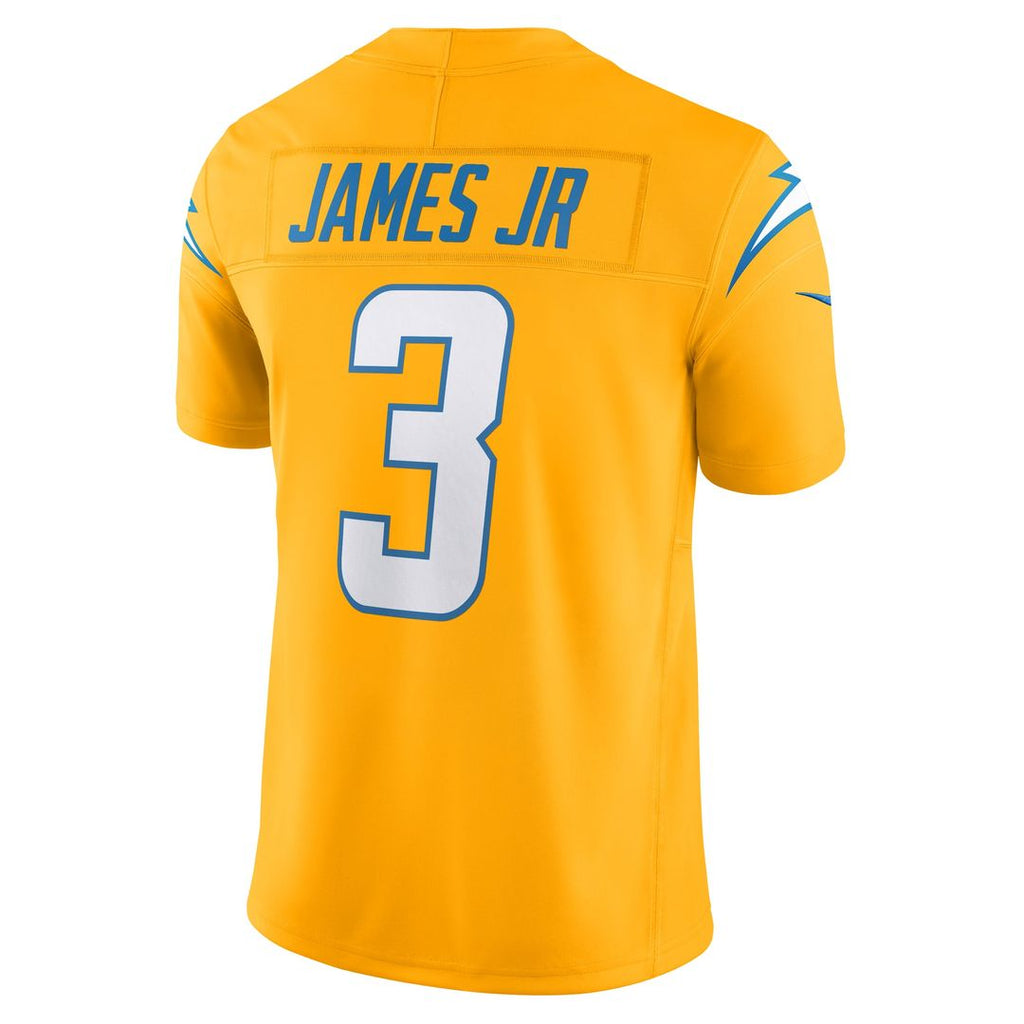 Los Angeles Chargers Derwin James Jr. Nike Gold Alternate Charger Power Vapor F.U.S.E. Limited Jersey product image 3,