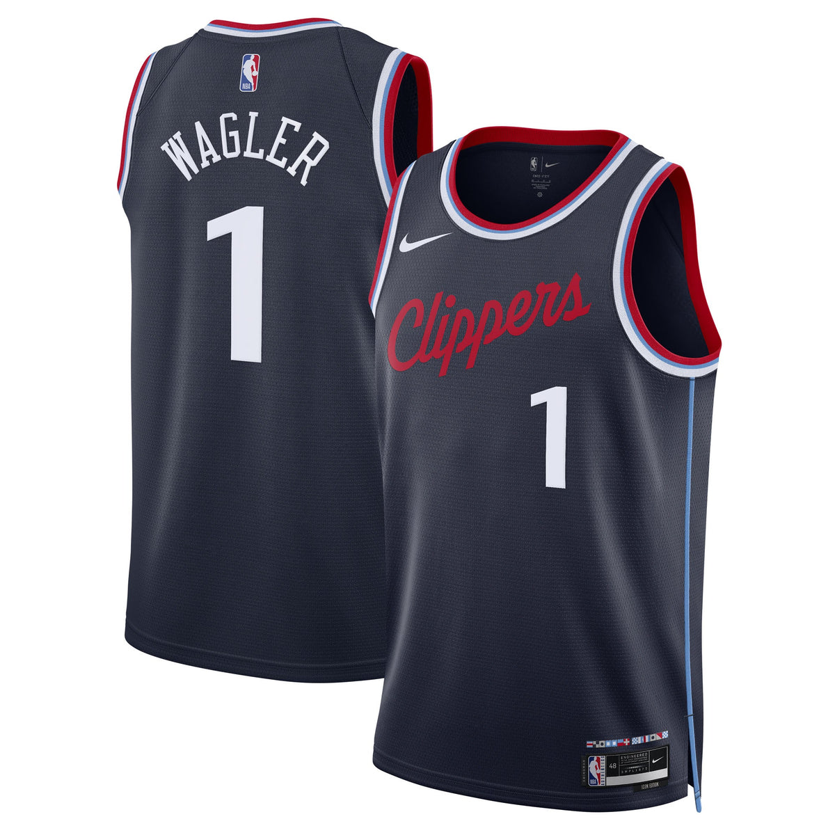 LA Clippers Nike Replica Icon Swingman Jersey - Navy product image 1