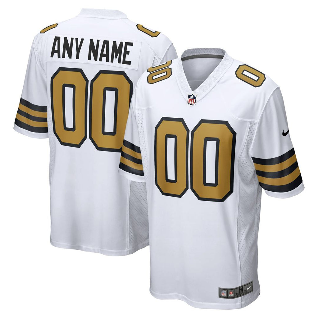 New Orleans Saints Nike Gold Gameday Golds Alternate Custom Game Jersey product image 15, provided for visual reference and