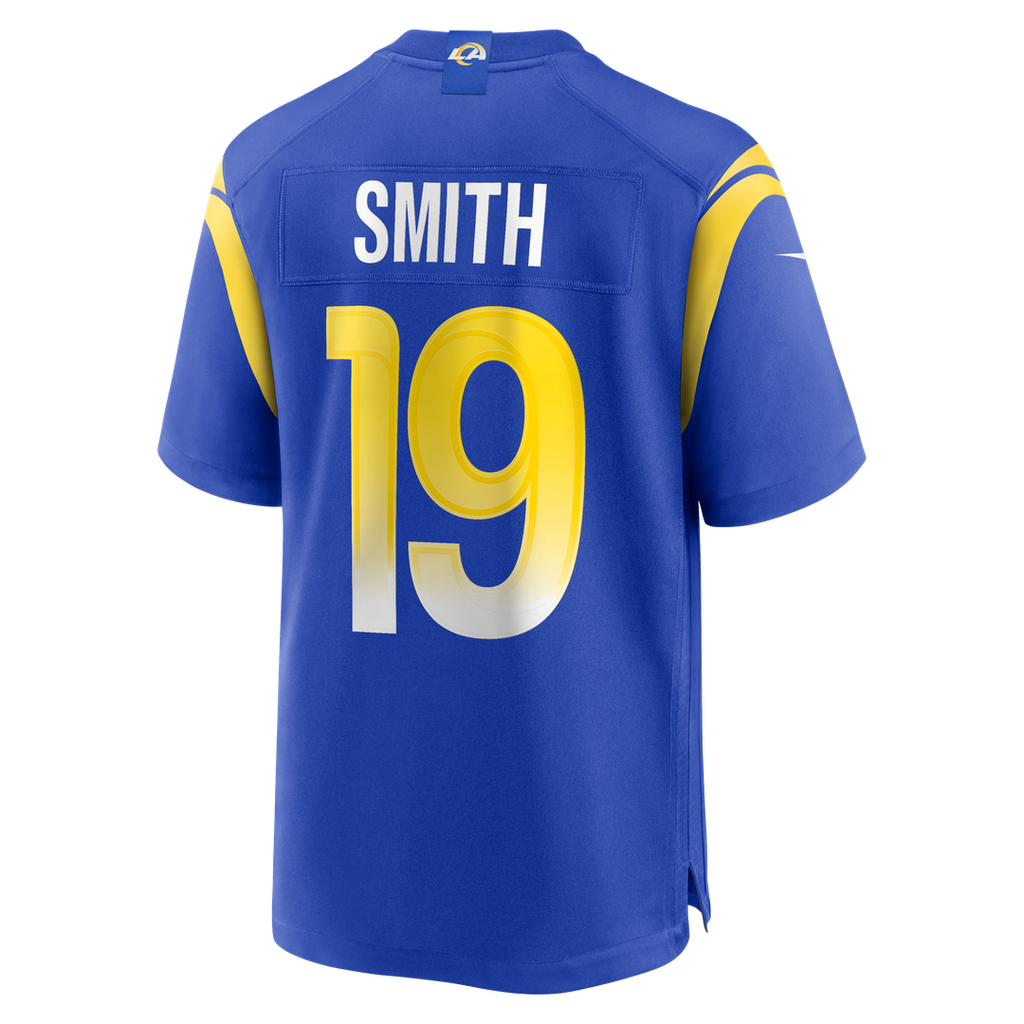 Los Angeles Rams Xavier Smith Nike Royal Home Game Jersey product image 3, provided for visual reference and product detail