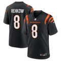 Cincinnati Bengals Ryan Rehkow Nike Black Game Jersey product image 1, provided for visual reference and product detail