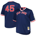 Boston Red Sox Pedro Martinez Mitchell & Ness Navy 1999 Cooperstown Collection Mesh Pullover Jersey product image 1,