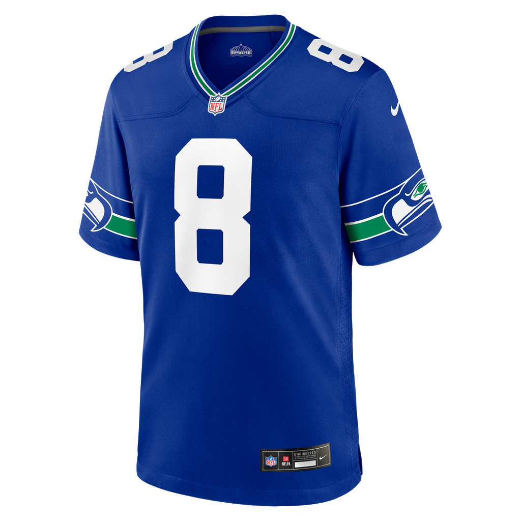 Seattle Seahawks Jadarian Price Nike Royal Alternate Game Jersey product image 2, provided for visual reference and product