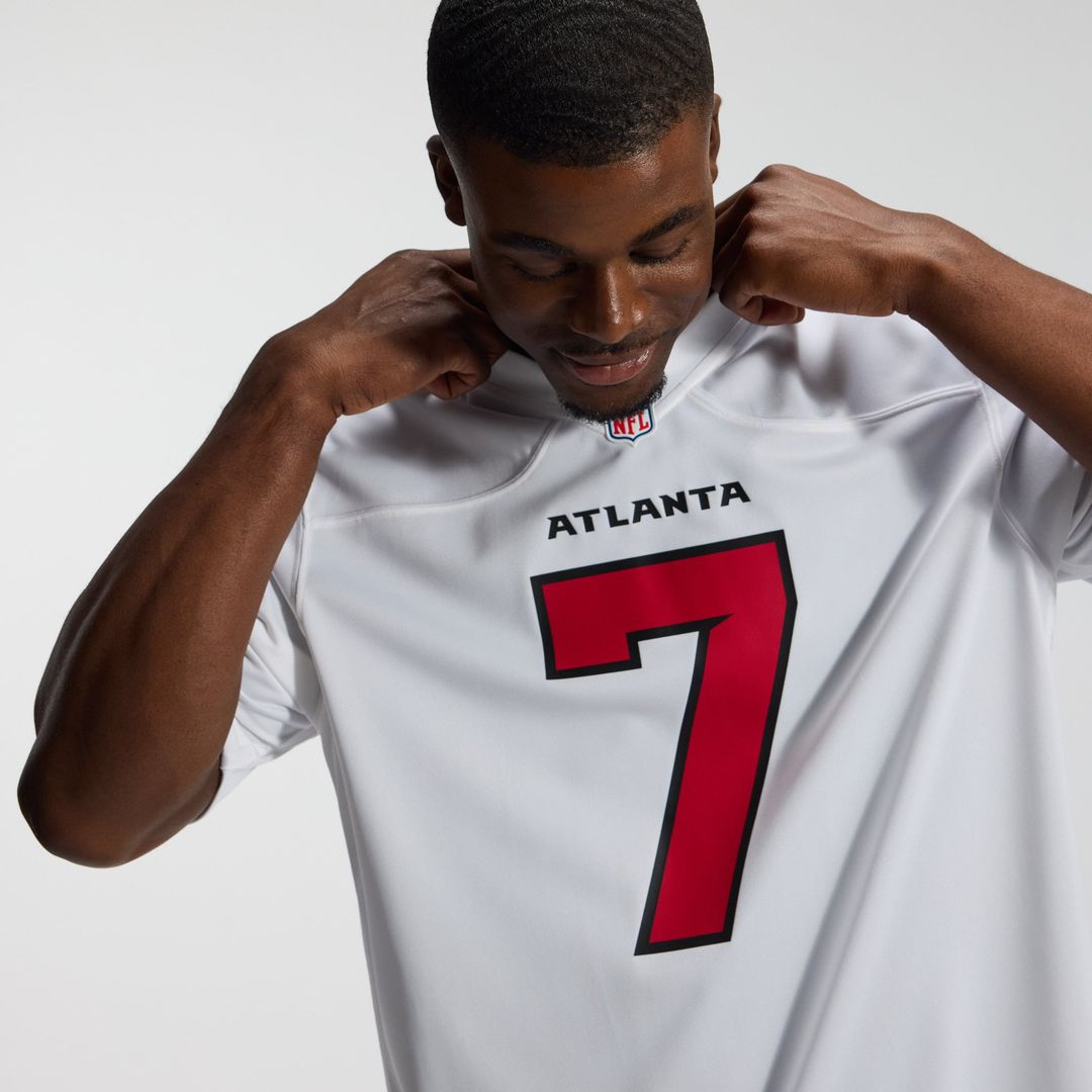 Atlanta Falcons Bijan Robinson Nike White Game Jersey product image 19, provided for visual reference and product detail