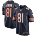 Chicago Bears Doug Atkins Nike Navy Game Retired Player Jersey product image 1, provided for visual reference and product