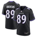 Baltimore Ravens Mark Andrews Nike Black Alternate Game Jersey product image 1, provided for visual reference and product