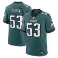 Philadelphia Eagles Zack Baun Nike Midnight Green Team Game Jersey product image 1, provided for visual reference and