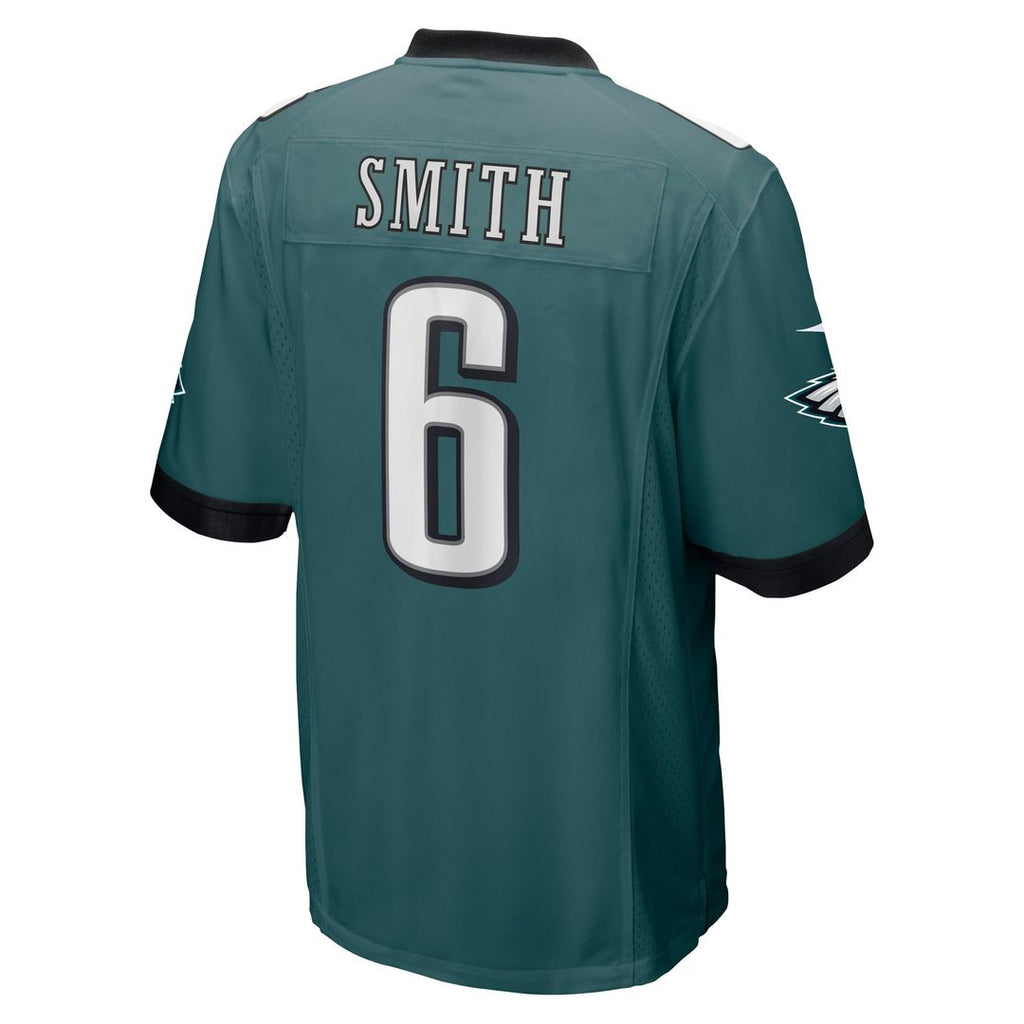 Philadelphia Eagles DeVonta Smith Nike Midnight Green Player Game Jersey product image 3, provided for visual reference and