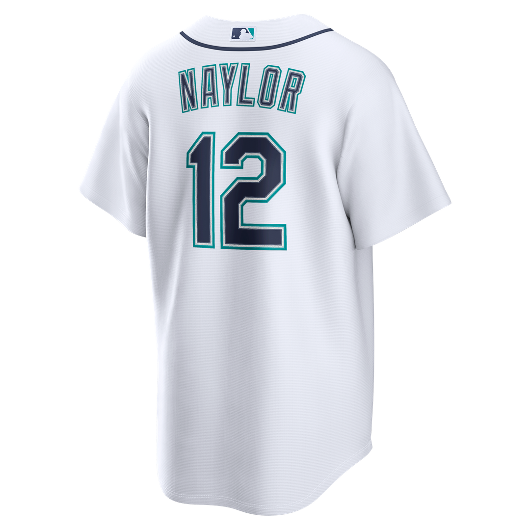 Seattle Mariners Josh Naylor Nike White Home Replica Jersey product image 3, provided for visual reference and product