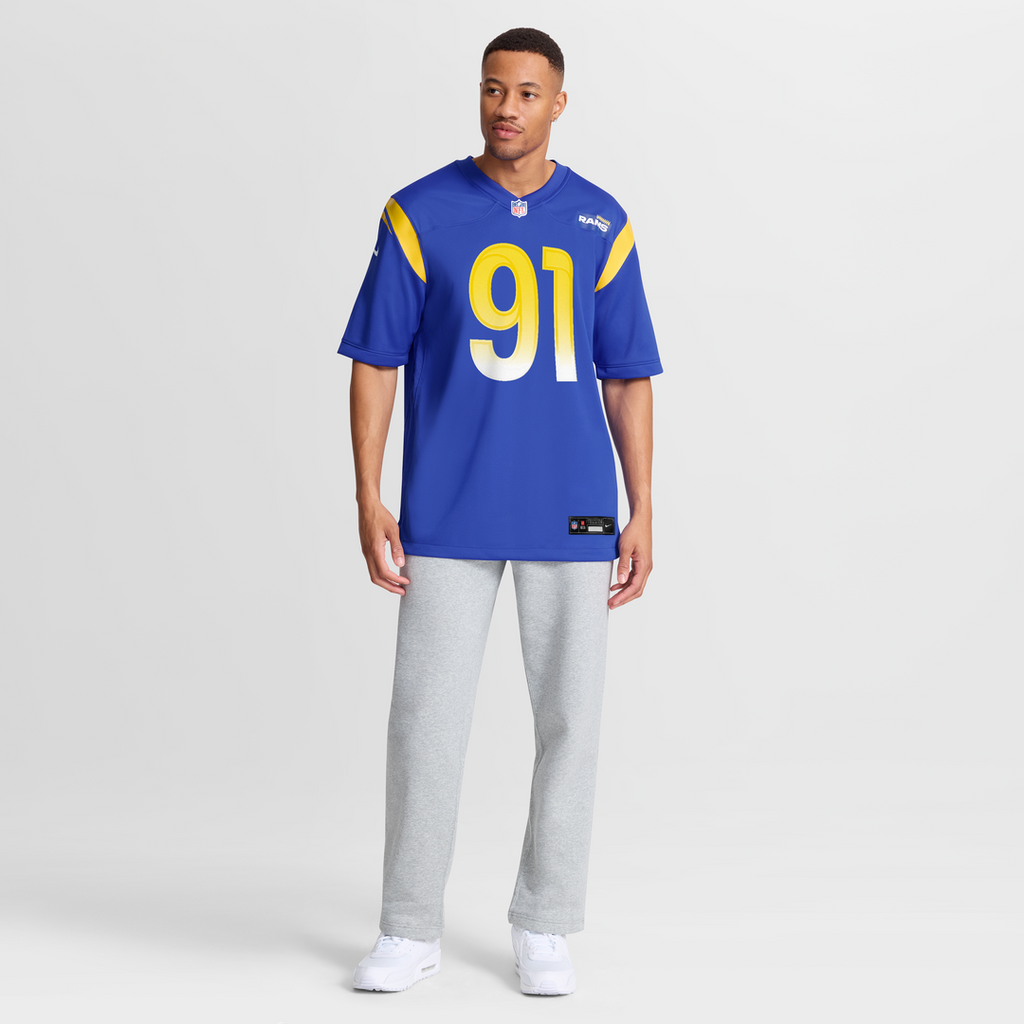 Los Angeles Rams Kobie Turner Nike Royal Home Game Jersey product image 7, provided for visual reference and product detail