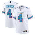 Tennessee Titans Wan'Dale Robinson Nike White Game Jersey product image 1, provided for visual reference and product detail