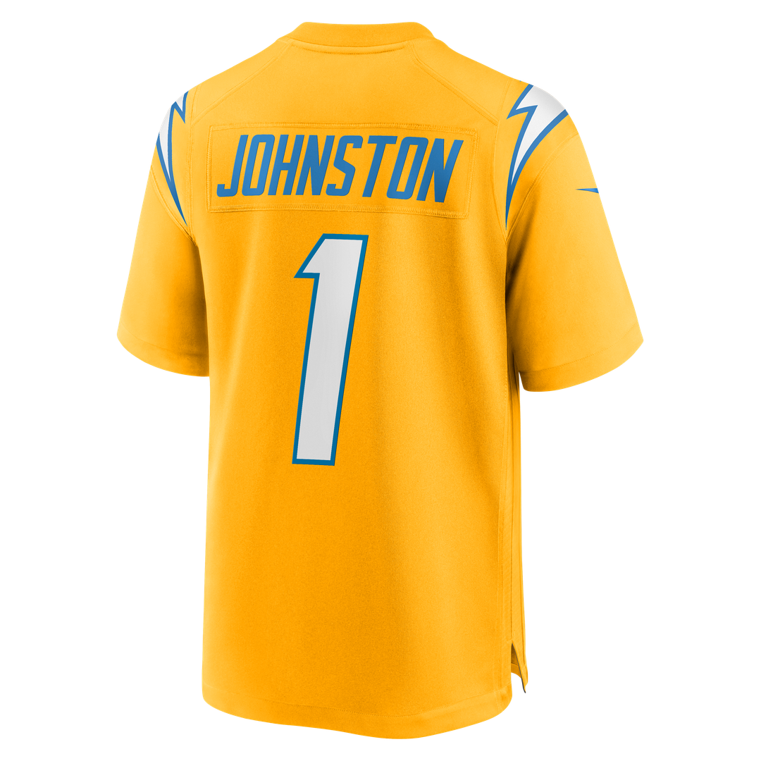 Los Angeles Chargers Quentin Johnston Nike Gold Alternate Charger Power Game Player Jersey product image 7, provided for