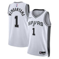 San Antonio Spurs Nike Association Edition Swingman Jersey - White - Victor Wembanyama - Unisex product image 1, provided