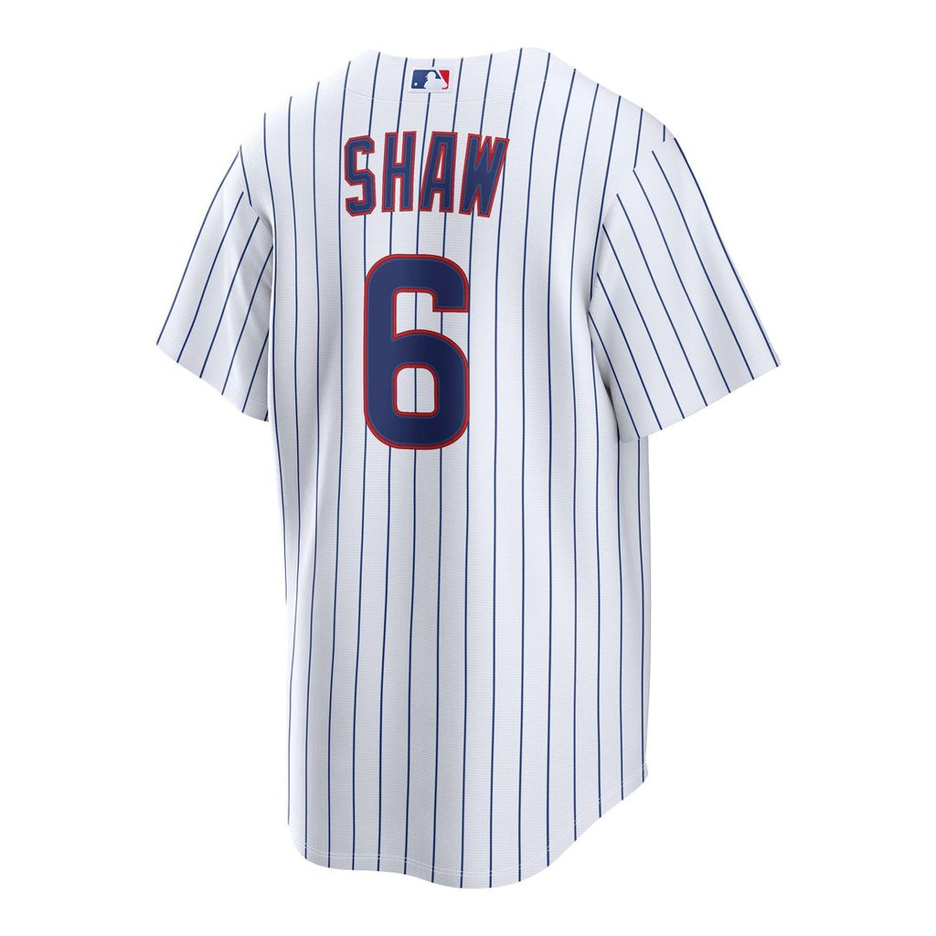 Chicago Cubs Matt Shaw Nike White Home Replica Jersey product image 3, provided for visual reference and product detail