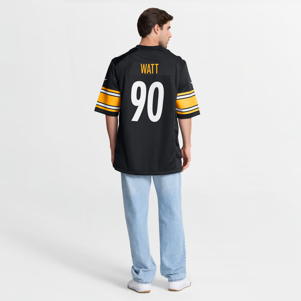 Pittsburgh Steelers T.J. Watt Nike Gold Alternate 1933 Throwback Game Jersey product image 34, provided for visual reference