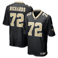 New Orleans Saints Asim Richards Nike Black Team Game Jersey product image 1, provided for visual reference and product