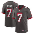 Tampa Bay Buccaneers Bucky Irving Nike Pewter Alternate Game Jersey product image 1, provided for visual reference and