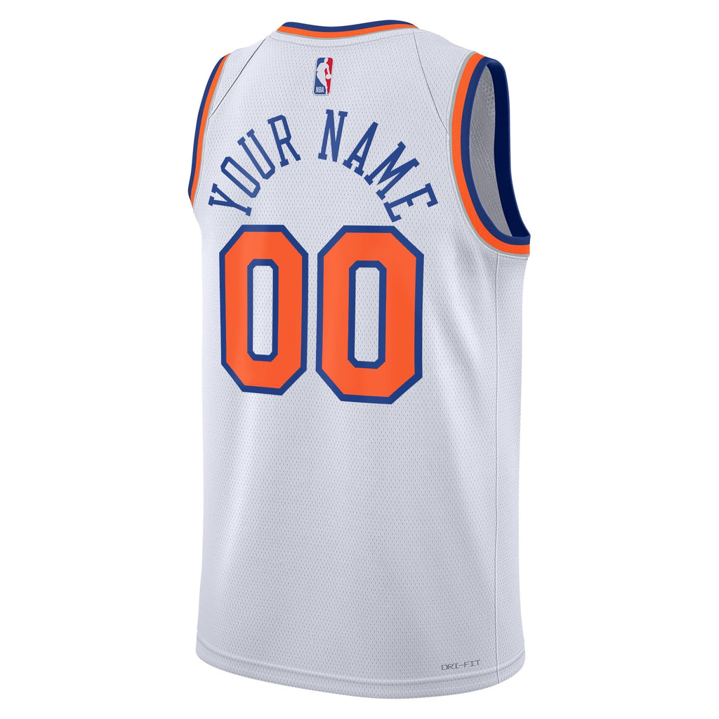 New York Knicks Nike Association Swingman Jersey - Custom - Unisex product image 3, provided for visual reference and