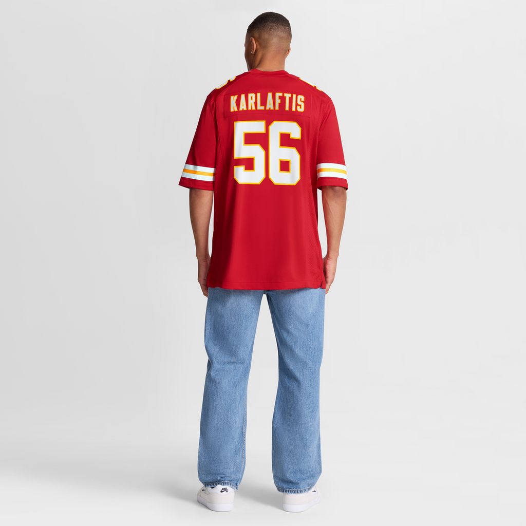 Kansas City Chiefs George Karlaftis Nike Red Player Game Jersey product image 8, provided for visual reference and product