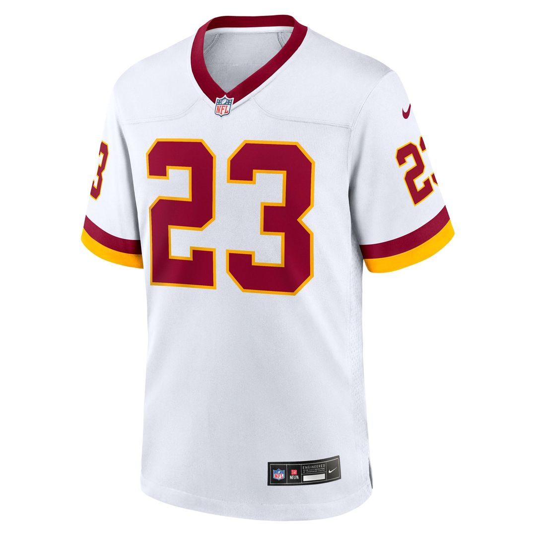 Washington Commanders Trey Amos Nike White Game Super Bowl Era Jersey product image 2, provided for visual reference and