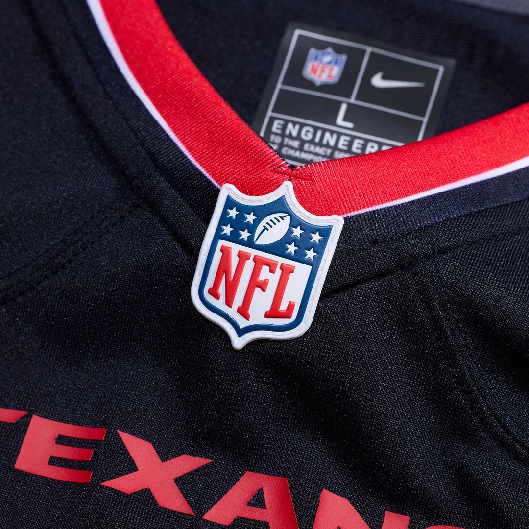 Houston Texans Tank Dell Nike Navy Game Jersey product image 4, provided for visual reference and product detail review