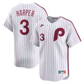 Philadelphia Phillies Bryce Harper Nike White Cooperstown Collection Limited Jersey product image 1, provided for visual