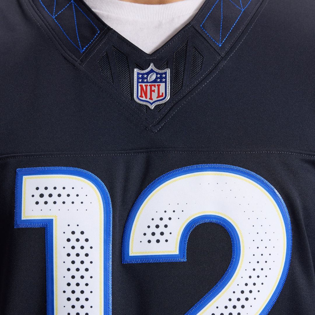Los Angeles Rams Puka Nacua Nike Dark Blue Rivalries Collection Stitched Limited Jersey product image 13, provided for
