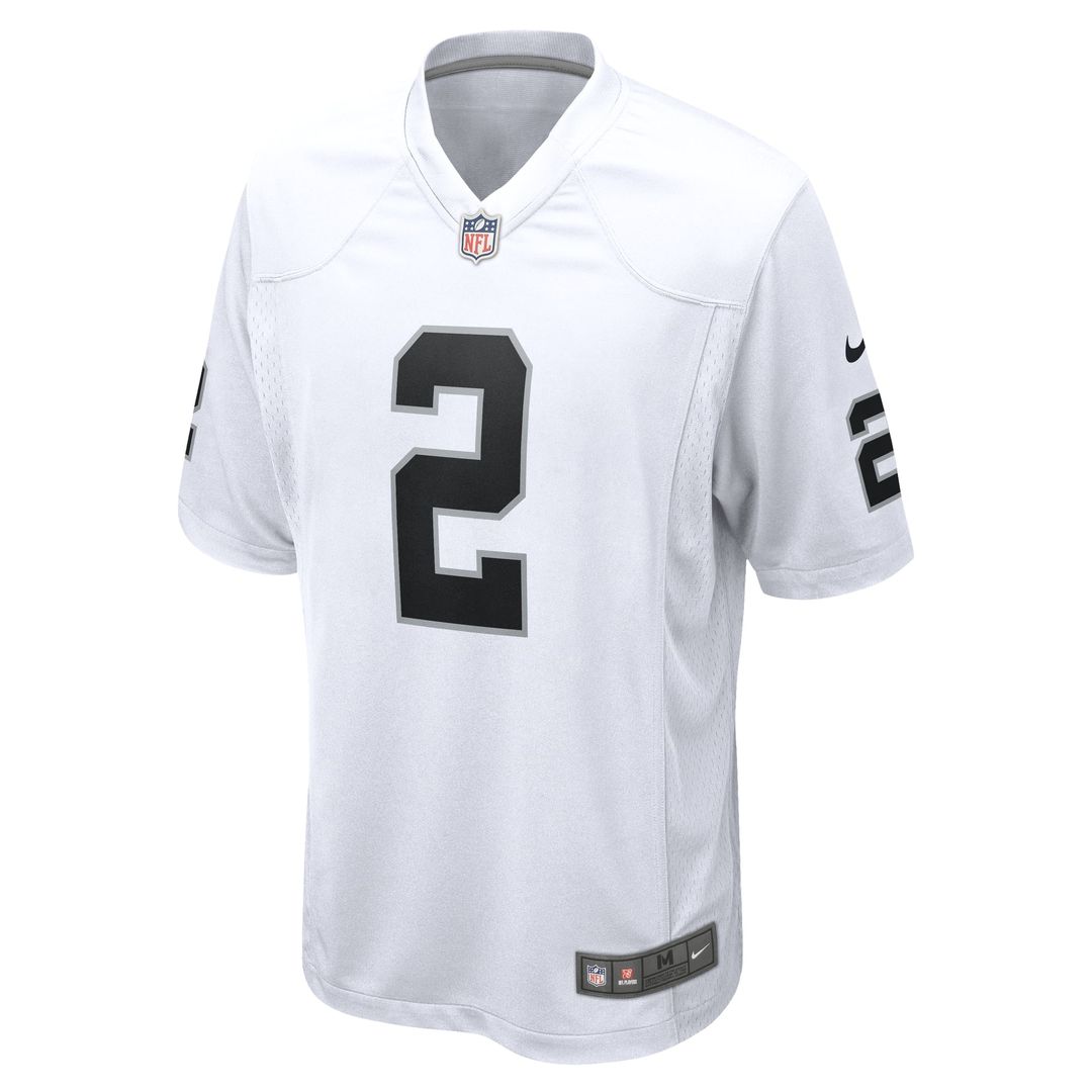 Las Vegas Raiders Ashton Jeanty Nike White Game Jersey product image 5, provided for visual reference and product detail