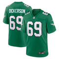 Philadelphia Eagles Landon Dickerson Nike Kelly Green Alternate Game Jersey product image 1, provided for visual reference