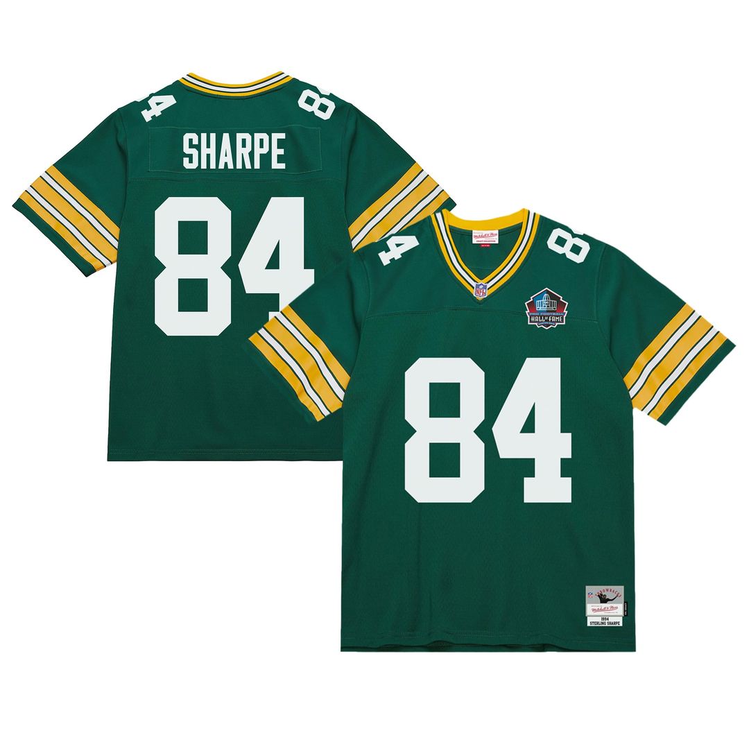 Green Bay Packers Sterling Sharpe Mitchell & Ness Green 1994 Legacy Replica Jersey product image 1, provided for visual