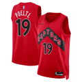 Toronto Raptors Nike Icon Edition Swingman Jersey - Red - Jakob Poeltl - Unisex product image 1, provided for visual