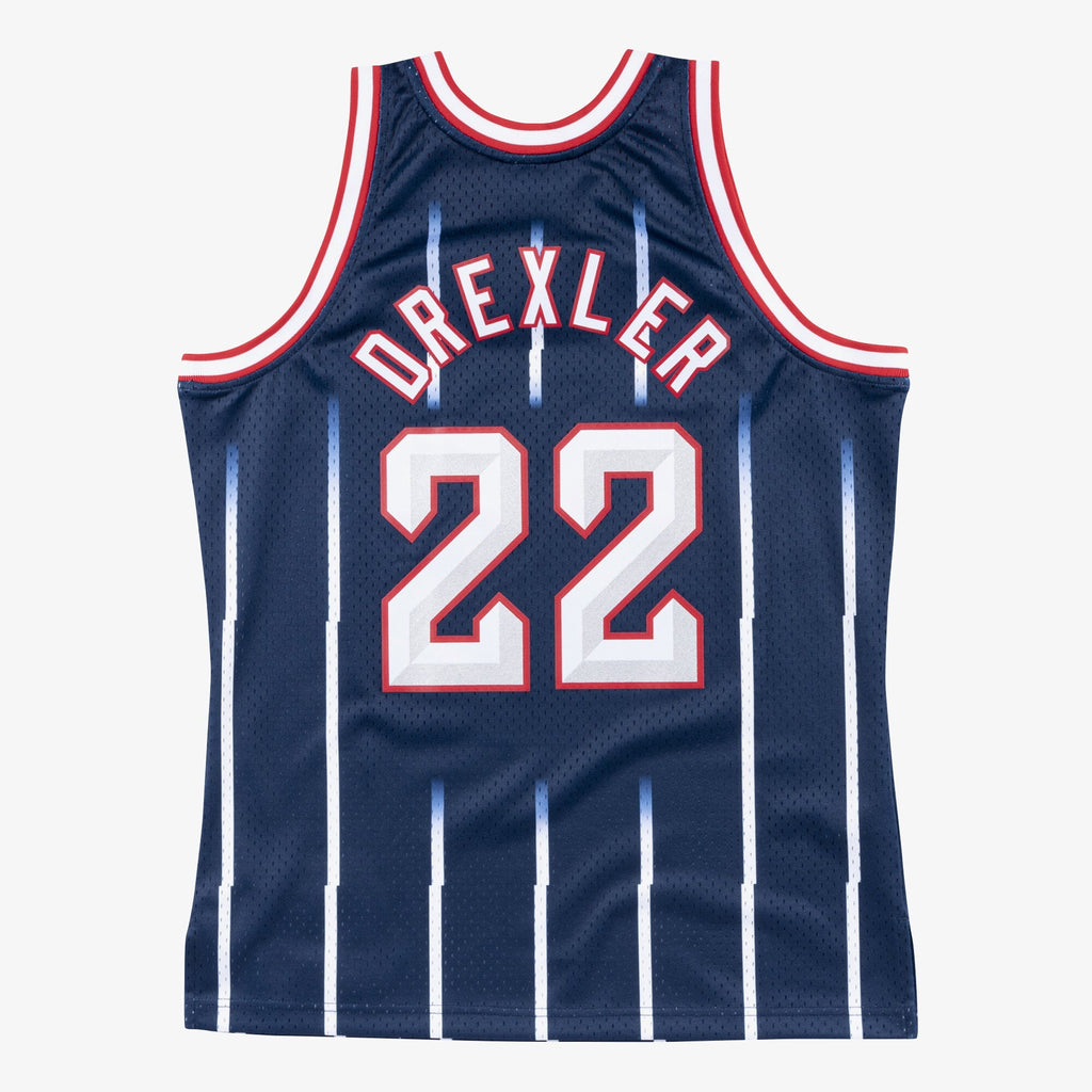 Houston Rockets Mitchell & Ness Swingman Jersey Road Clyde Drexler 1996-97 product image 3, provided for visual reference