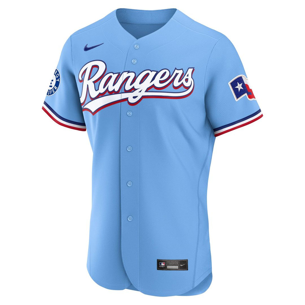 Texas Rangers Nike White Home Sponsor Patch Authentic Jersey product image 8, provided for visual reference and product