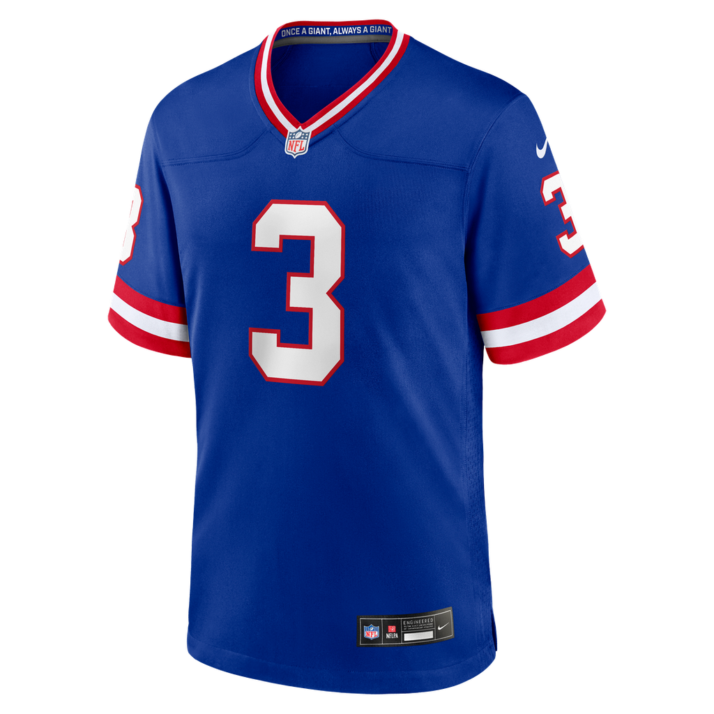 New York Giants Abdul Carter Nike Royal Alternate 2 Game Jersey product image 2, provided for visual reference and product
