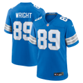 Detroit Lions Brock Wright Nike Blue Team Game Jersey product image 1, provided for visual reference and product detail