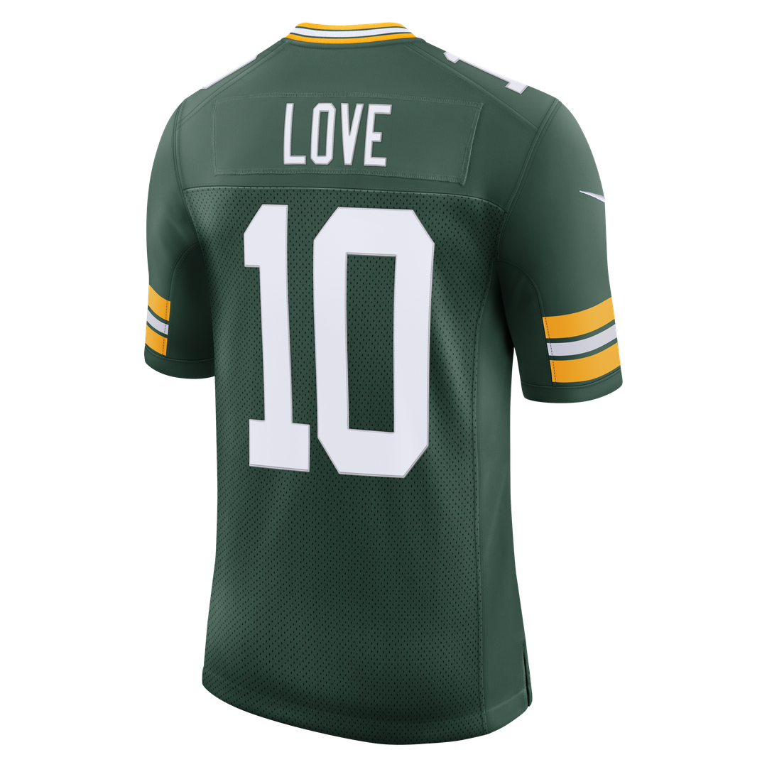 Green Bay Packers Jordan Love Nike Green Vapor Untouchable Stitched Limited Jersey product image 7, provided for visual