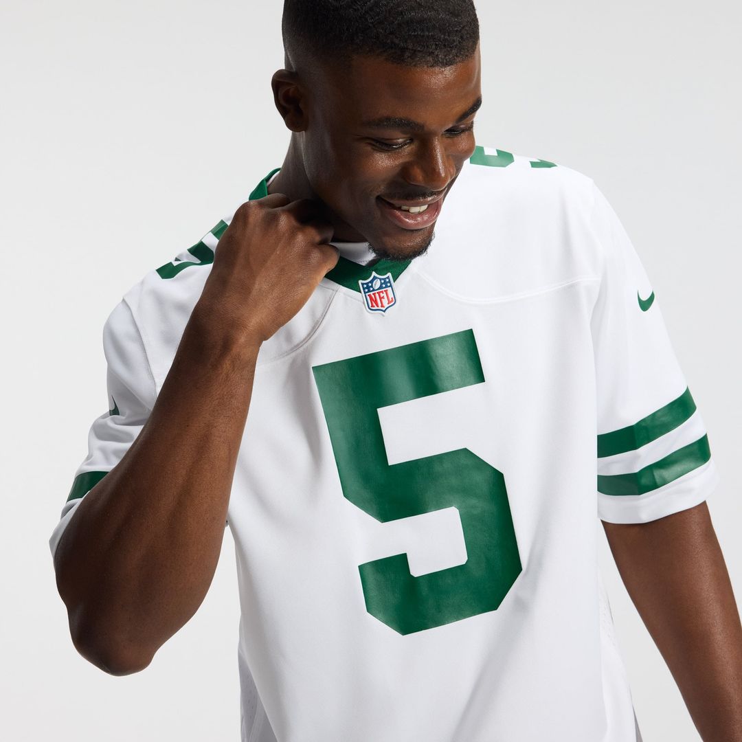 New York Jets Garrett Wilson Nike Legacy Green Game Jersey product image 30, provided for visual reference and product