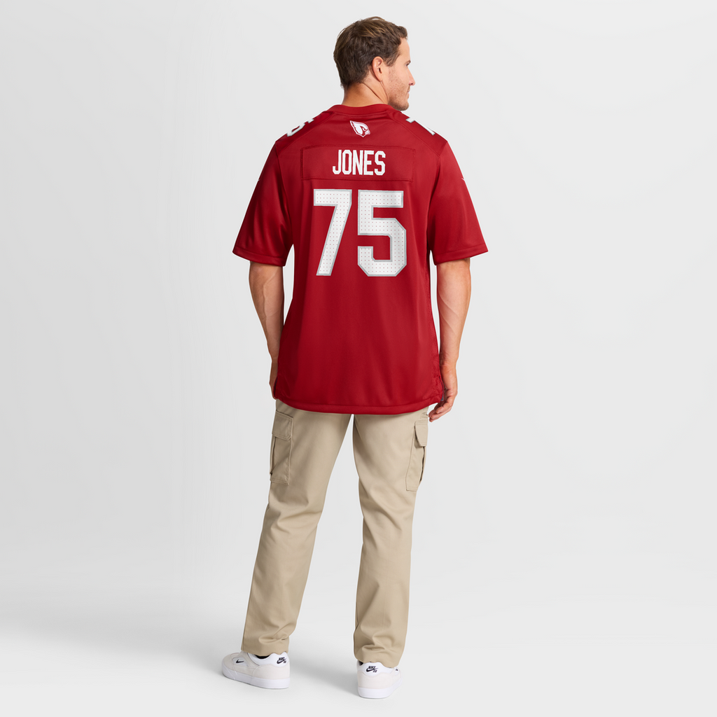 Arizona Cardinals Christian Jones Nike Cardinal Team Game Jersey product image 8, provided for visual reference and product
