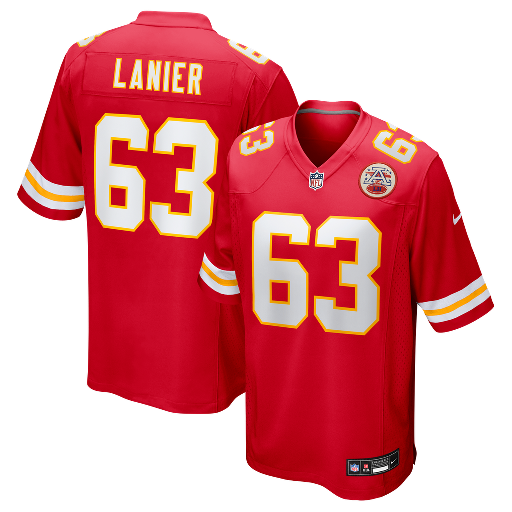 Kansas City Chiefs Willie Lanier Nike Red Retired Player Jersey product image 1, provided for visual reference and product