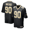 New Orleans Saints Bryan Bresee Nike Black Game Jersey product image 1, provided for visual reference and product detail